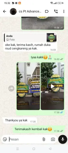 Testimonial Papan Bunga Pernikahan toba