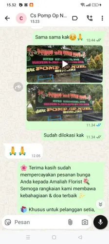 Testimonial Papan Bunga toba